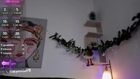 Snapshot of taty_miller chatting on January 1, 9:31 pm Taty Miller online show from January 1, 9:31 pm