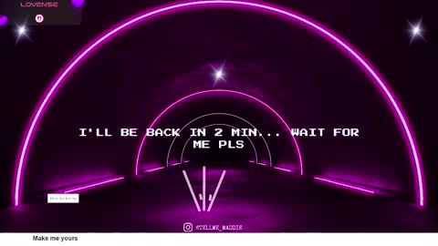 Maddie online show from February 16, 11:01 pm