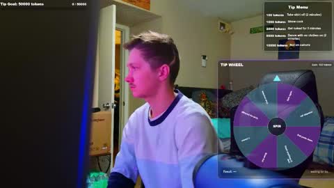 tokensarefun12801 online show from February 2, 1:10 pm