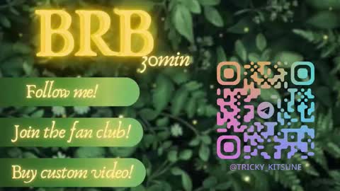 trickykitsune online show from March 28, 2:49 pm