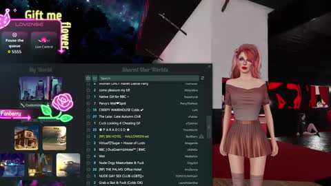 Snapshot of valentia_vickers chatting on October 21, 9:54 am Valentia online show from October 21, 9:54 am