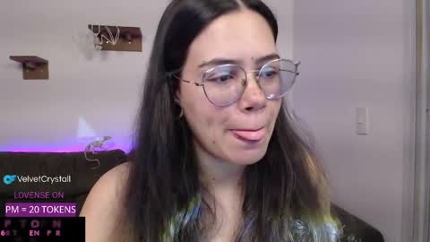 Snapshot of velvetcrystal chatting on October 10, 6:56 am  Crystal         PVT OPEN online show from October 10, 6:56 am