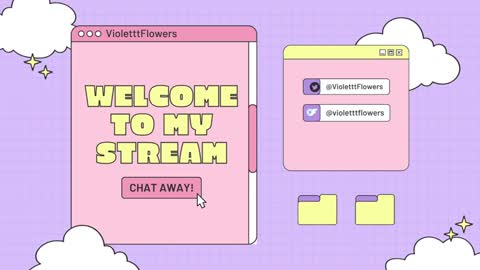 Violet Flowers online show from February 1, 1:59 am