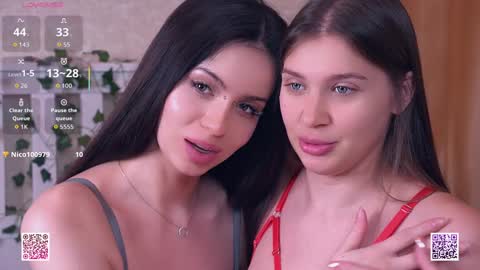 Snapshot of vivid_girls chatting on March 9, 7:01 am Nelly and Mari online show from March 9, 7:01 am