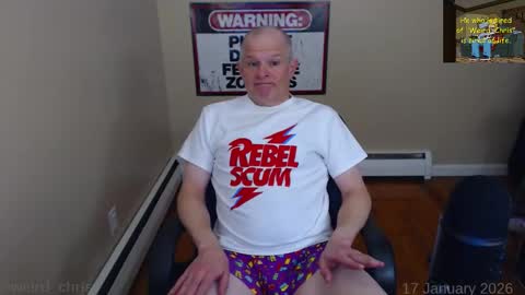 Snapshot of weird_chris chatting on January 17, 6:55 pm Chris online show from January 17, 6:55 pm