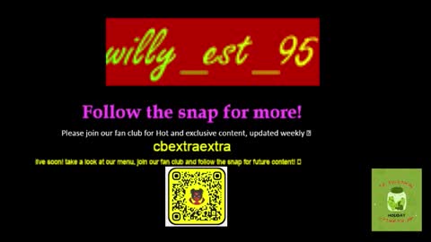 Snapshot of willy_est_95 chatting on December 23, 1:14 am willy_est_95 online show from December 23, 1:14 am