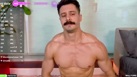 Snapshot of willyumx chatting on October 1, 8:37 pm William Miguel online show from October 1, 8:37 pm