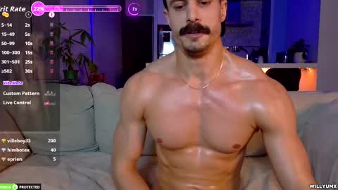 Snapshot of willyumx chatting on October 7, 12:41 am William Miguel online show from October 7, 12:41 am