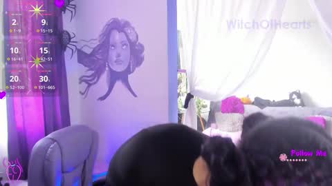 Snapshot of witchofhearts chatting on February 2, 9:24 pm Luna Violeta A r t i s t online show from February 2, 9:24 pm