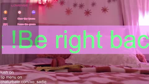 Snapshot of xo_sadie chatting on March 3, 5:46 am Xo Sadie online show from March 3, 5:46 am