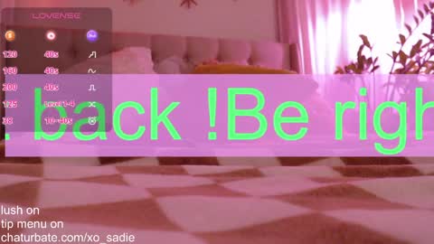 Snapshot of xo_sadie chatting on April 8, 7:08 am Xo Sadie online show from April 8, 7:08 am