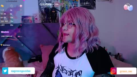 xxgreengoodxx online show from October 9, 9:46 pm