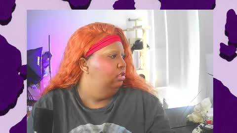 Snapshot of xxmoniquestarrxx chatting on February 8, 8:01 pm Thee Baddest BBW online show from February 8, 8:01 pm