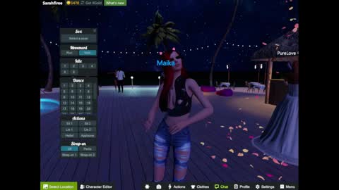 Miss Sarah online show from January 10, 2:14 am