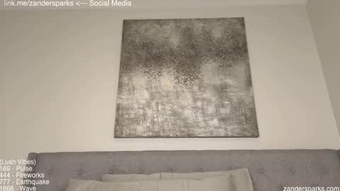 Snapshot of zandersparks chatting on November 30, 12:25 am Zander Sparks online show from November 30, 12:25 am