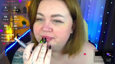 Snapshot of zarareign_ chatting on January 6, 12:05 am Lola online show from January 6, 12:05 am