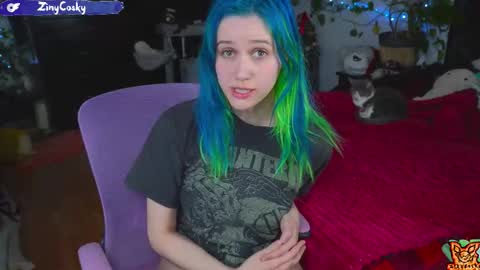 Snapshot of ziny_cosky chatting on January 9, 2:47 am Ziny Cosky online show from January 9, 2:47 am