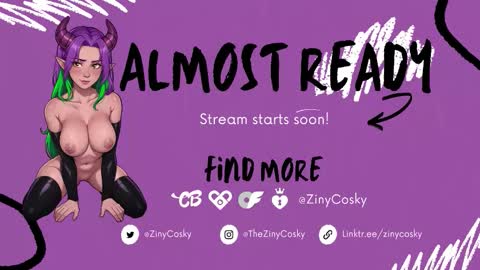 Snapshot of ziny_cosky chatting on February 1, 2:43 am Ziny Cosky online show from February 1, 2:43 am