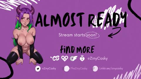 Snapshot of ziny_cosky chatting on February 13, 2:40 am Ziny Cosky online show from February 13, 2:40 am