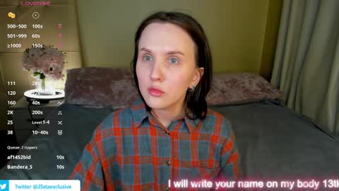 Snapshot of zlata__fox chatting on February 23, 11:58 pm Zlata Mon Tue Thu Fri Sun Sa GMT 3 0000pm - 0600pm online show from February 23, 11:58 pm