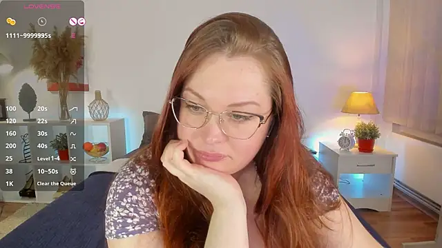 CutieGinger online show from December 8, 1:02 am