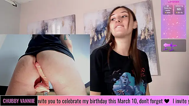 chubby vanniie  online show from March 6, 9:09 pm