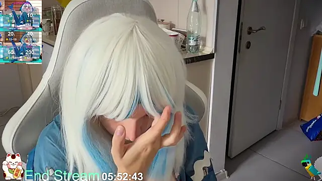 ShiroiFubuki online show from July 7, 8:51 am