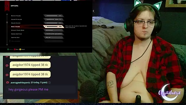 Snapshot of CryptidIndrid chatting on January 5, 12:09 am CryptidIndrid online show from January 5, 12:09 am