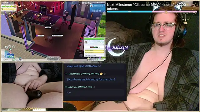 Snapshot of CryptidIndrid chatting on February 3, 5:29 am CryptidIndrid online show from February 3, 5:29 am