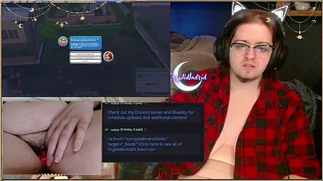 Snapshot of CryptidIndrid chatting on February 5, 1:58 am CryptidIndrid online show from February 5, 1:58 am