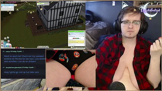 Snapshot of CryptidIndrid chatting on February 22, 11:03 pm CryptidIndrid online show from February 22, 11:03 pm