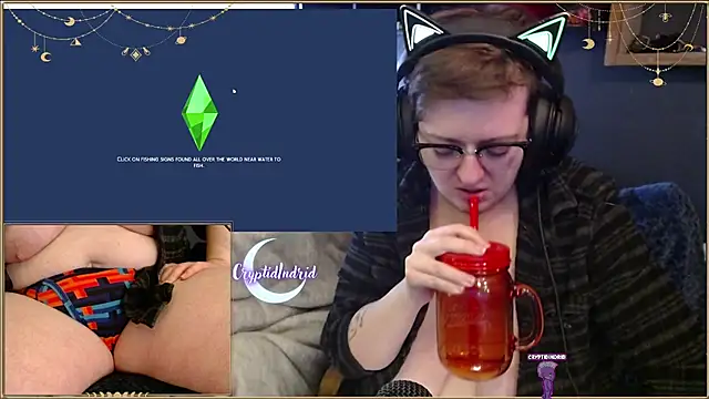 Snapshot of CryptidIndrid chatting on March 12, 1:25 am CryptidIndrid online show from March 12, 1:25 am