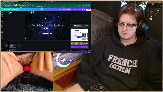 Snapshot of CryptidIndrid chatting on March 14, 5:48 am CryptidIndrid online show from March 14, 5:48 am