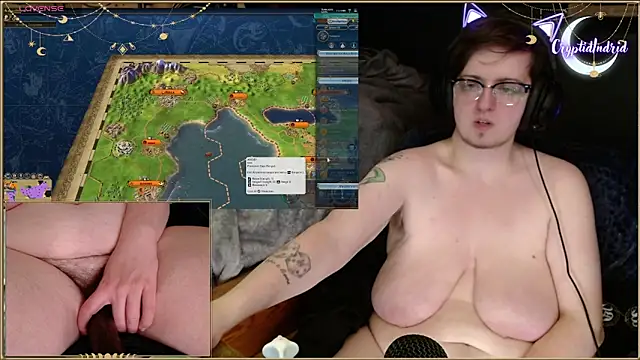 Snapshot of CryptidIndrid chatting on March 19, 7:18 am CryptidIndrid online show from March 19, 7:18 am