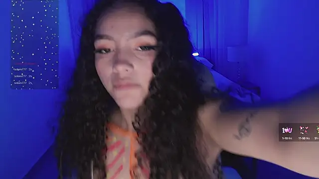 Snapshot of anahi_curlie1 chatting on March 18, 8:03 am anahi curlie1 online show from March 18, 8:03 am