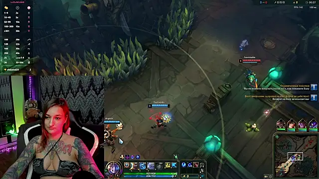 AlexRacc00n online show from November 11, 7:25 pm