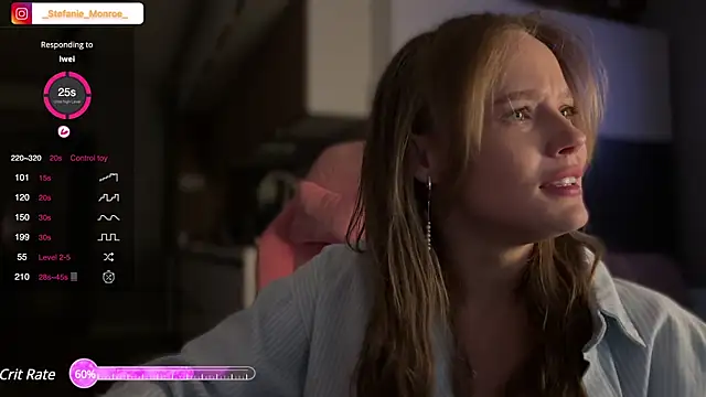 Snapshot of _Stefanie_Collins_ chatting on January 26, 7:09 pm Stefanie Collins online show from January 26, 7:09 pm