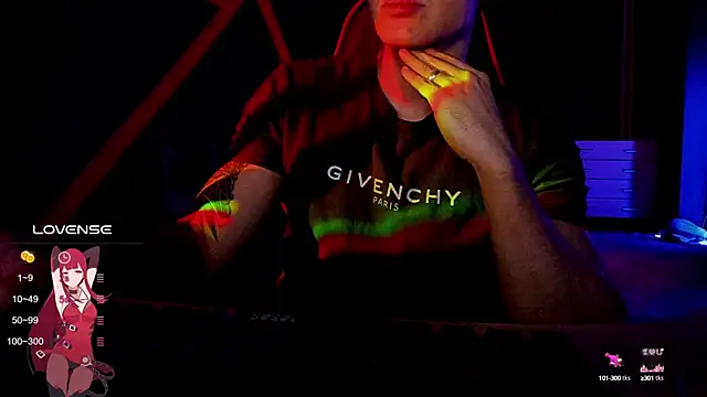 Snapshot of RODARRI chatting on February 20, 12:41 am RODARRI online show from February 20, 12:41 am