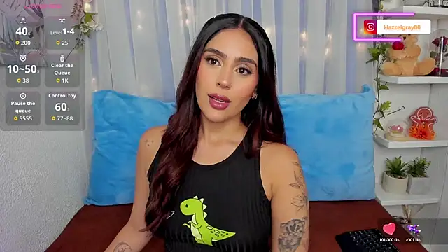 HazzelGray online show from October 15, 3:45 pm