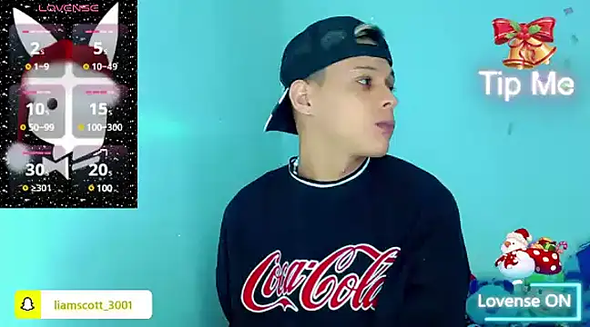 Liamscott  online show from December 23, 1:08 am