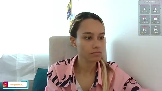 Snapshot of SamanthaWatson chatting on October 11, 2:15 pm SamanthaWatson online show from October 11, 2:15 pm