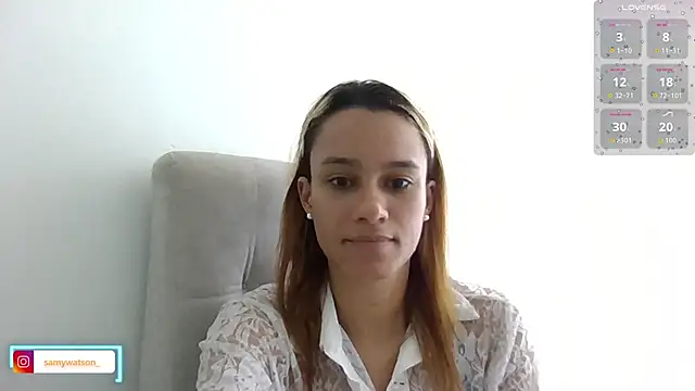 Snapshot of SamanthaWatson chatting on October 18, 7:25 pm SamanthaWatson online show from October 18, 7:25 pm