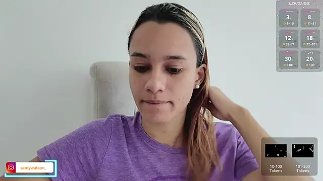 Snapshot of SamanthaWatson chatting on October 23, 3:55 pm SamanthaWatson online show from October 23, 3:55 pm