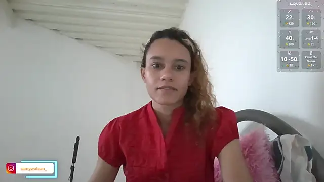 Snapshot of SamanthaWatson chatting on November 8, 7:56 pm SamanthaWatson online show from November 8, 7:56 pm