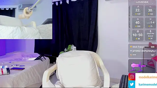 Snapshot of _karime_ chatting on January 10, 11:29 pm karime online show from January 10, 11:29 pm