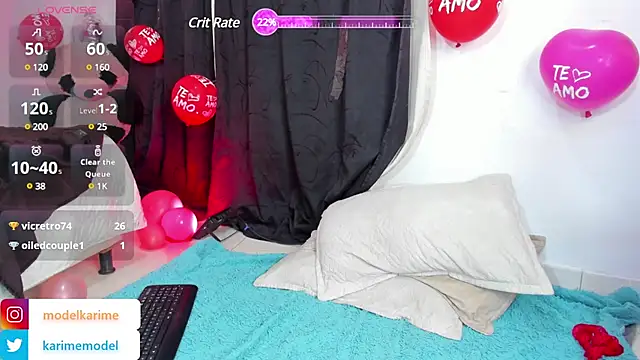 Snapshot of _karime_ chatting on February 12, 8:29 pm karime online show from February 12, 8:29 pm