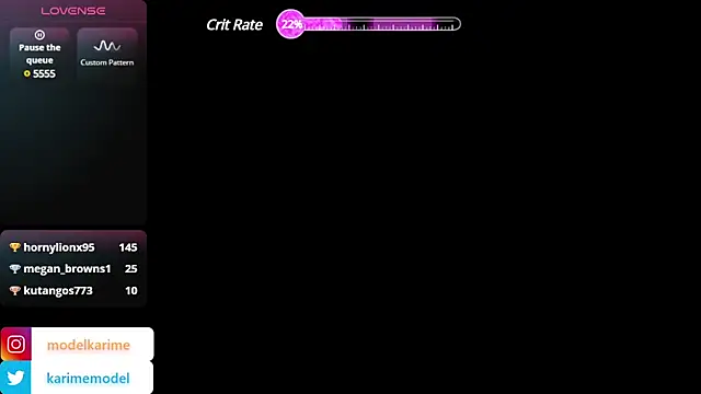 Snapshot of _karime_ chatting on February 18, 8:25 pm karime online show from February 18, 8:25 pm
