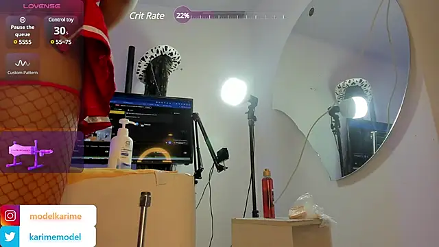 Snapshot of _karime_ chatting on March 19, 8:22 pm karime online show from March 19, 8:22 pm