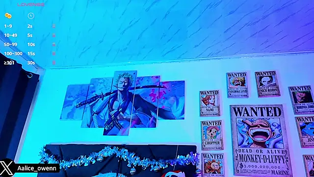 Aliceowenn online show from December 18, 9:10 pm