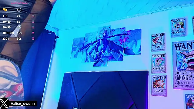 Aliceowenn online show from January 13, 8:03 pm